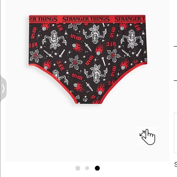 COPY - NWT STRANGER THINGS HELLFIRE BRIEFS - Picture 3 of 3